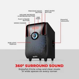 Ubon HT-4700 40 W Bluetooth Home Theatre (Black, 4.1 Channel)