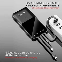 Ubon UBON PB-X17 10000 mAH Li-Polymer Power Bank with 4 IN 1 POWERJAR