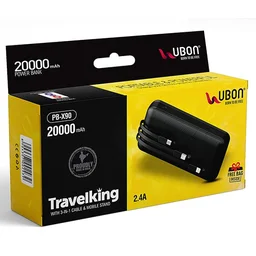 Ubon UBON PB-X90 20000 mAH Li-Polymer Power Bank with inbuilt Type C / V8 / iPhone Jack