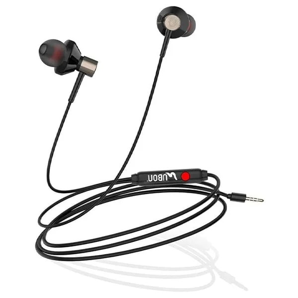 Ubon Rap King UB-185A Big Daddy Bass Earphones - Black