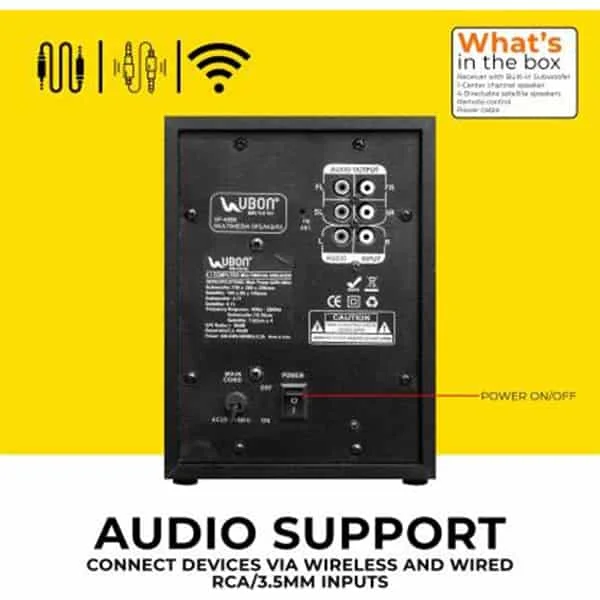 Ubon SP-4300 Big Daddy Bass Home Theatre 4.1 with Disco Light
