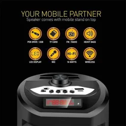 Ubon SP-610 Party Box Wireless Speaker with Mobile Stand