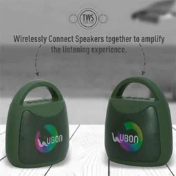Ubon SP-6770 5 W Bluetooth Speaker (Green, 4.2 Channel)