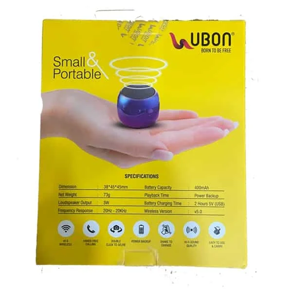 Ubon SP-85 MINI TONE 2.0 Wireless Speaker