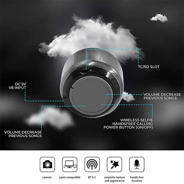 Ubon SP-85 MINI TONE 2.0 Wireless Speaker