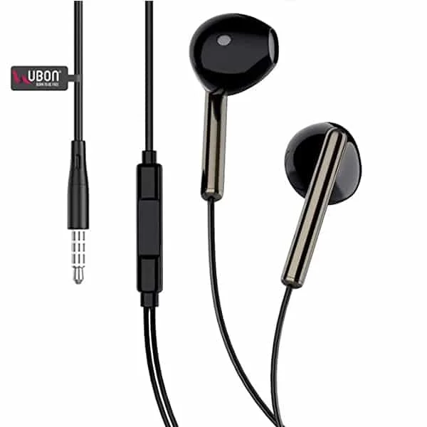 Ubon UBON UB-780 Champ In Ear Wired With Mic Earphones - Black, White