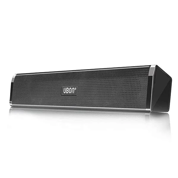 Ubon UBON Wireless 5.0 Soundbar SP-80 Beatbar 16 Watt Speaker with Belt (Black)