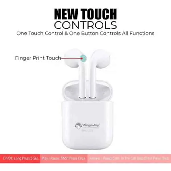 VingaJoy Vingajoy BT-240 True Wireless Bluetooth Earbuds with 16H Playtime
