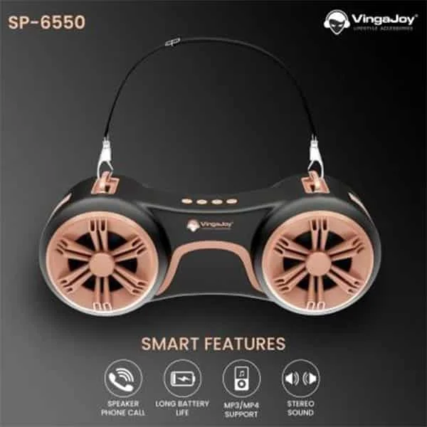 VingaJoy SP-6550 Auto Beat Portable Wireless Speaker