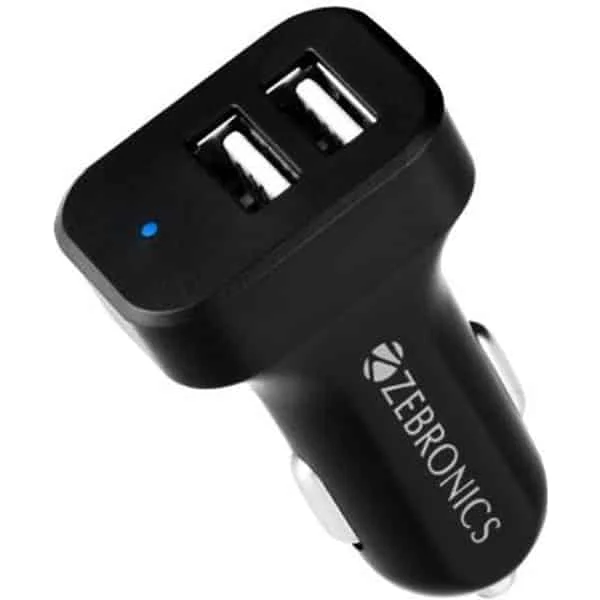 Zebronics Car Charger (ZEB-CC242A3)