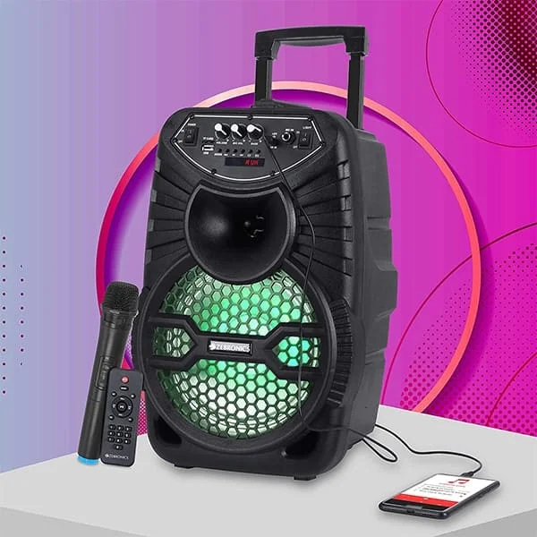Zebronics ZEB-100 Bluetooth Trolley Speaker (Moving Monster X8L)