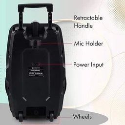 Zebronics ZEB-100 Bluetooth Trolley Speaker (Moving Monster X8L)