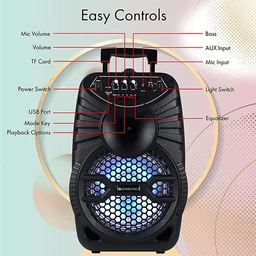 Zebronics ZEB-100 Bluetooth Trolley Speaker (Moving Monster X8L)