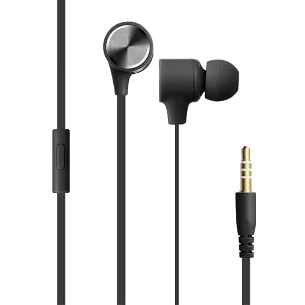 Zebronics Zeb-Protect Wired Earphone with Call Function (Black)