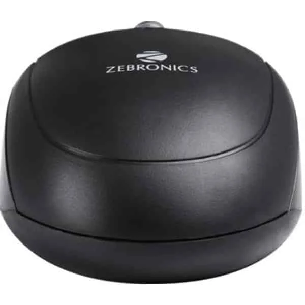 Zebronics ZEB-RISE Wired Optical Mouse (USB 2.0, Black)