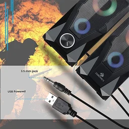 Zebronics Zeb-Warrior 2.0 Multimedia Speaker with Aux Connectivity