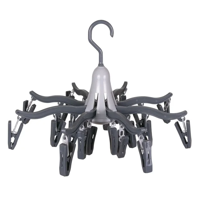 Octopus Hanger Clip With 24 Clip Multicolour 1 Pcs
