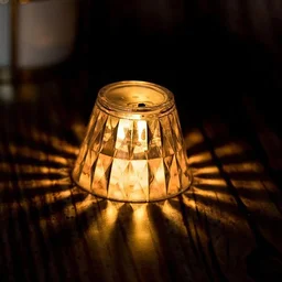 (Pack of 2) Cup Shape Crystal Table Lamp
