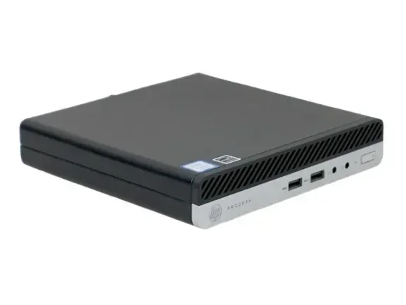HP ProDesk 400 G4 / G5 Tiny PC (Renewed) - White, A, Corei3 8th, 128GB, 8GB