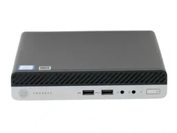 HP ProDesk 400 G4 / G5 Tiny PC (Renewed) - White, A, Corei3 8th, 128GB, 8GB