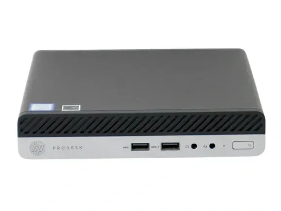 HP ProDesk 400 G4 / G5 Tiny PC (Renewed) - White, A, Corei3 8th, 128GB, 8GB