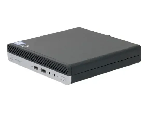 HP ProDesk 400 G4 / G5 Tiny PC (Renewed) - White, A, Corei3 8th, 128GB, 8GB