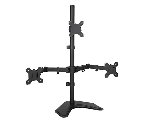 Three Monitor Stand Fully Adjustable Up to 27 inch (Used)