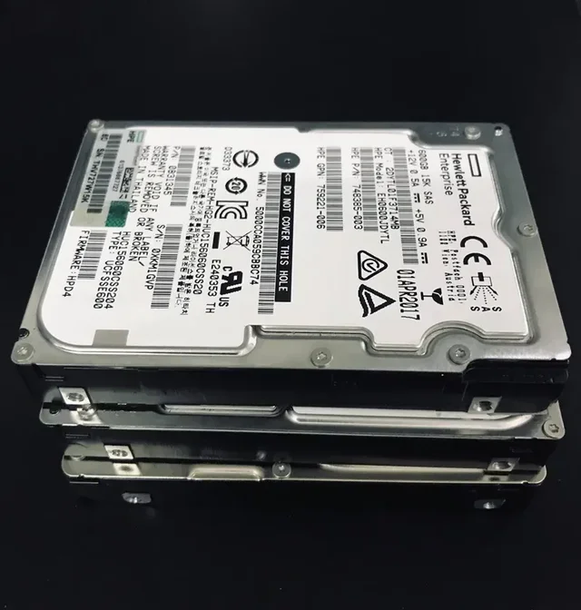 600GB SAS Hard Disk 10K 15K Dell HP (Renewed) - A, 600GB, 15K