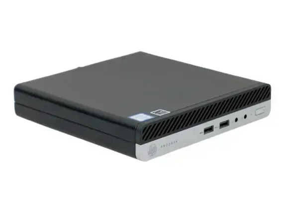 HP ProDesk 400 G3 Tiny PC (Refurbished) - White, A, Corei5 6th, 256GB, 8GB