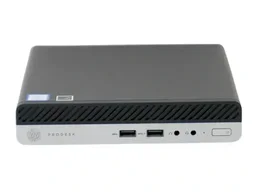 HP ProDesk 400 G3 Tiny PC (Refurbished) - White, A, Corei5 6th, 256GB, 8GB