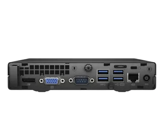 HP ProDesk 600 G2 Tiny PC (Renewed) - Black, A, Corei3 6th, 256GB, 8GB