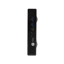 HP ProDesk 600 G2 Tiny PC (Renewed) - Black, A, Corei3 6th, 256GB, 8GB