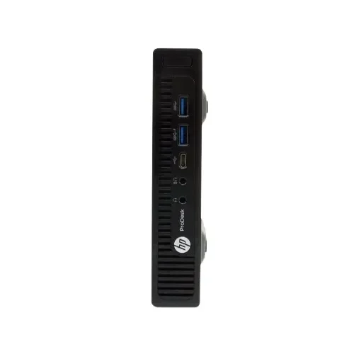 HP ProDesk 600 G2 Tiny PC (Renewed) - Black, A, Corei3 6th, 256GB, 8GB