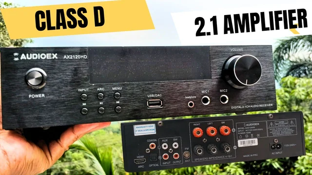 AUDIOEX 2.1 Classd Amplifier! AX2120HD