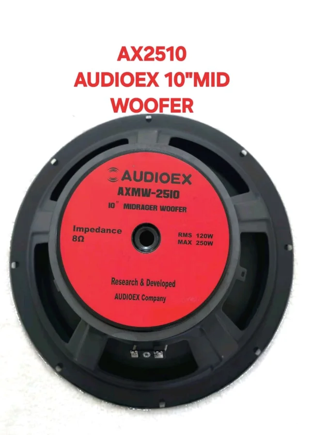 2510 Mid Woofer Audioex HIFI SPEAKER 10"