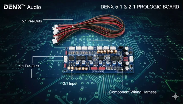 Audioex 5.1 And 2.1 PROLOGIC Board
