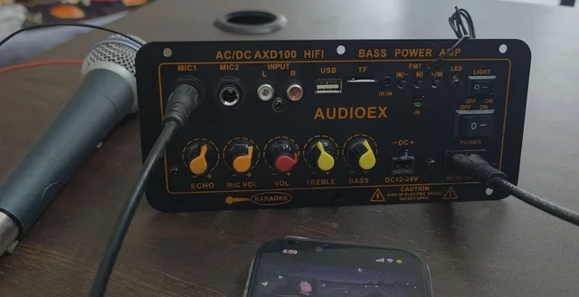 Audioex AUDIOEX AC/DC AXD100 Trolley Karaoke Amplifier