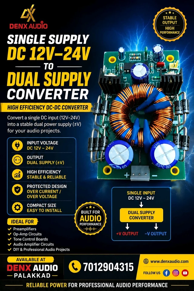 Single Supply To Dual Supply Convert 12to 24 Dual 