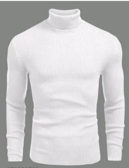 high neck Ok - White, M