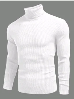 high neck Ok - White, M