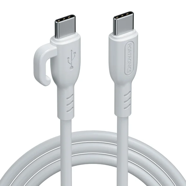 Portronics Konnect Core 3 C to C Cable - White