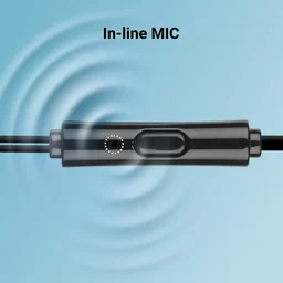 Zebronics Buds C9 Type-C Wired Earphone - Black