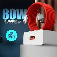 Ubon 80w Charge Pro Adapter with Cable - White
