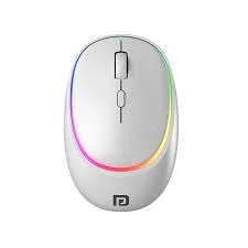 Portronics Toad IV Wireless Mouse BT+Dongle Rechargeable - White