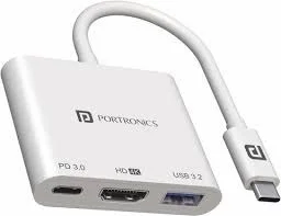 Portronics C-Konnect Hub - White