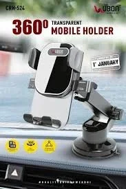 UBON CRH 524 MOBILE HOLDER 360 DEGREE - Black