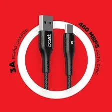 Boat USB to C A600 Cable - Black