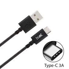 Boat A400 USB to C Cable 2 Meter - Black