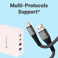 Zebronics UT65S2 Usb To C 2Mtr. Cable - Black
