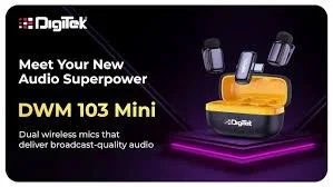 Digitek DWM103 Mini Wireless Mic - Black